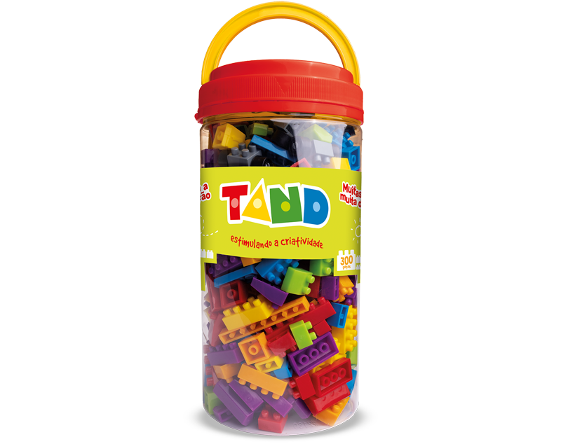 Tand - Pote 300 Peças - Toyster Brinquedos - Toyster