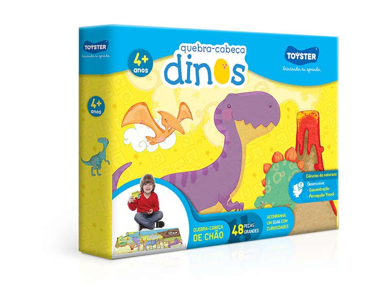 Quebra Cabeça; Dinossauros; Dinos