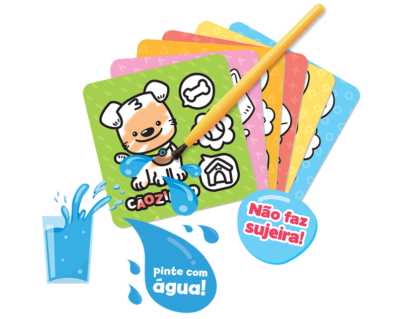 Aquacolor - colorindo com água bichinhos - Era Uma Vez Brinquedos - Por uma  infância repleta de amor e brincadeiras