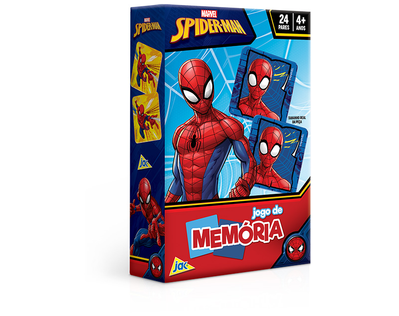 Spider Man - Jogo de memória - Toyster Brinquedos - Toyster