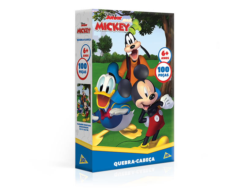 Quebra-Cabeça - 100 Peças - Disney Junior - Mickey - Toyster