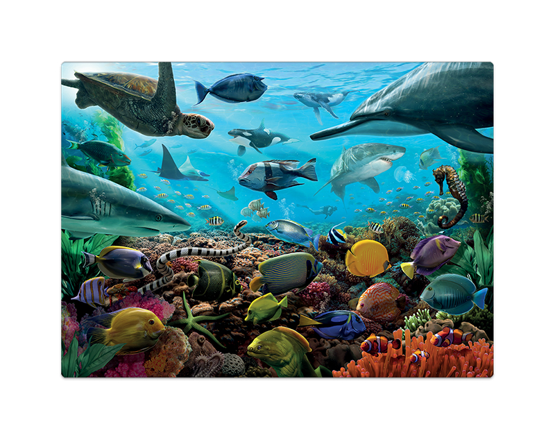 Criaturas Marinhas - Quebra cabeça 1000 peças - Toyster Brinquedos