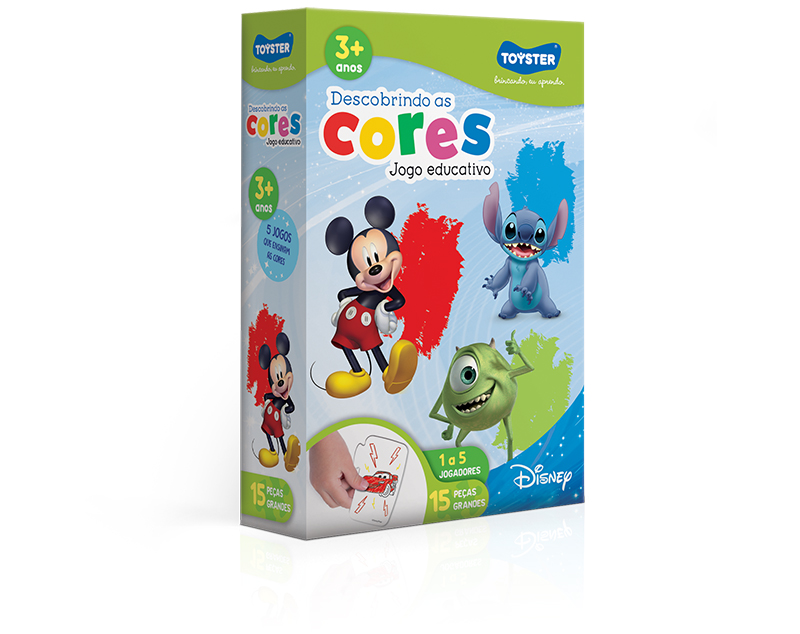 Jogo Brinquedo Educativo Pedagógico +3 Anos 15 Pcs Toyster Descobrindo as  Cores 2032 - Impherial Shop