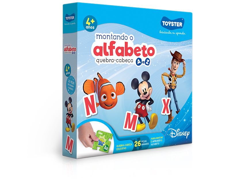 Aprendendo o Alfabeto - Toyster Brinquedos - Toyster