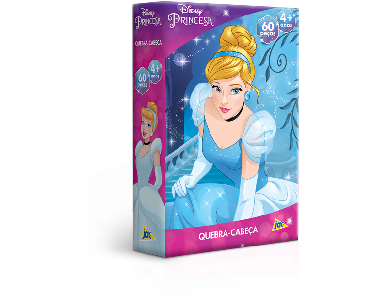 Puzzle Educativo 60 Peças Quebra Cabeça Princesas Disney