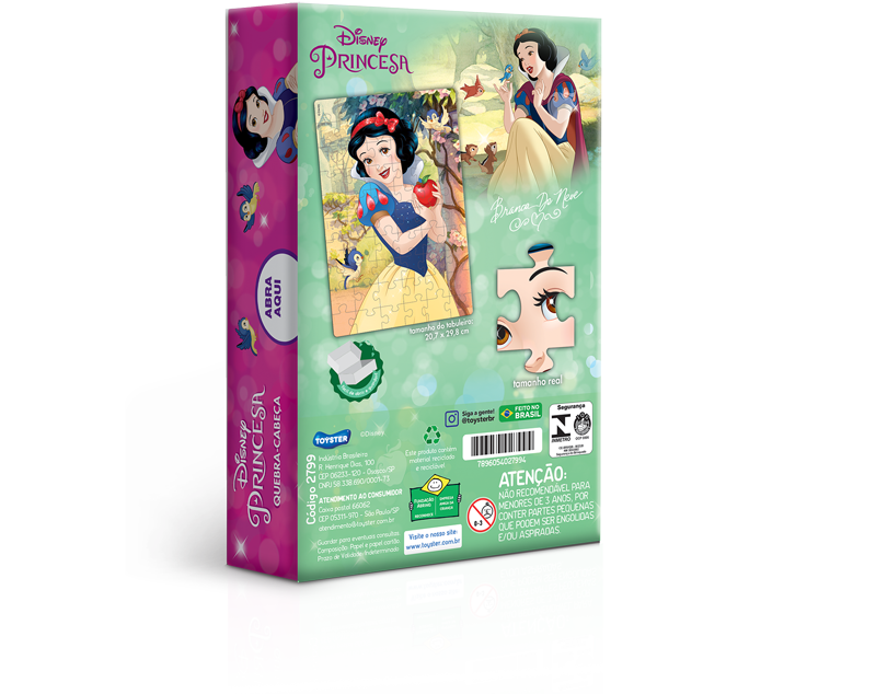 Quebra Cabeça Puzzle Princesas Disney Cinderela 60 Peças Jak