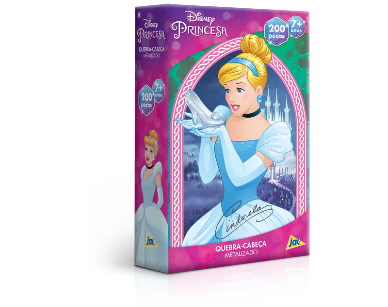 Jogo Menina Disney Princesa Puzzle 30 Peças Quebra Cabeça