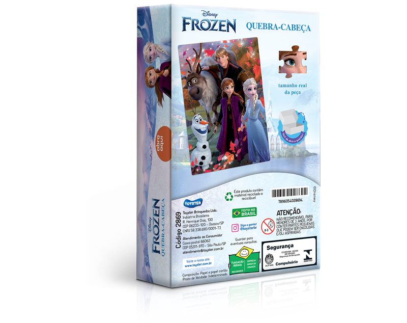 Quebra-Cabeça - 150 Peças - Disney - Frozen - ToysterTOYSTERQuebra  CabeçaOficina Brinquedos