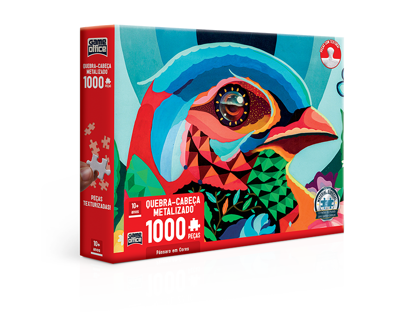 Tóquio Neon - Quebra-cabeça - 1000 peças - Toyster Brinquedos