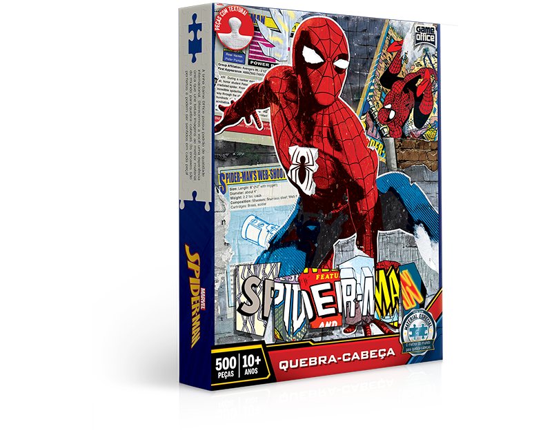 Kit 3 Jogos Homem Aranha Marvel Jogo Da Memória QuebraCabeça e Bingo Toyster