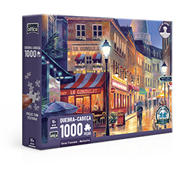 Quebra Cabeça Puzzle 1000 peças Vielas Francesas 2927