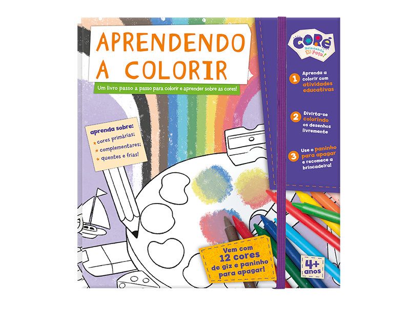 Aprender a Desenhar! Livro de Colorir Bebe Jogos Educativos Para