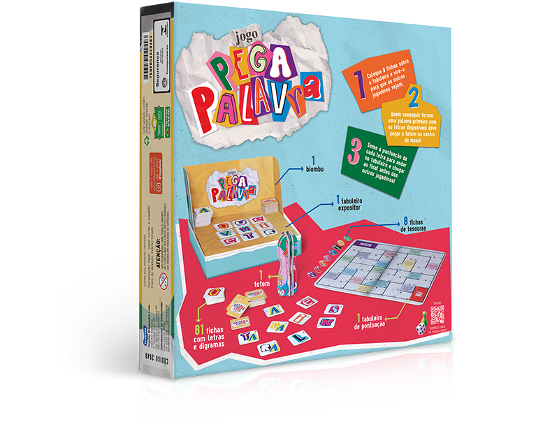 Jogo - Pega Palavra - Toyster Brinquedos - Toyster