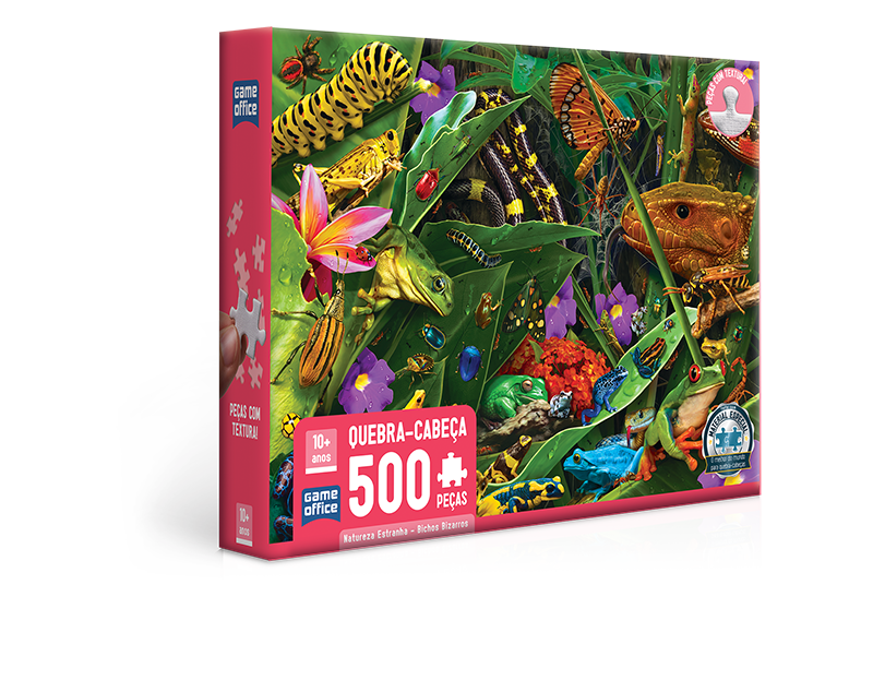 Natureza Estranha - Animais Bizarros - Quebra-cabeça - 500 peças - Toyster  Brinquedos - Toyster