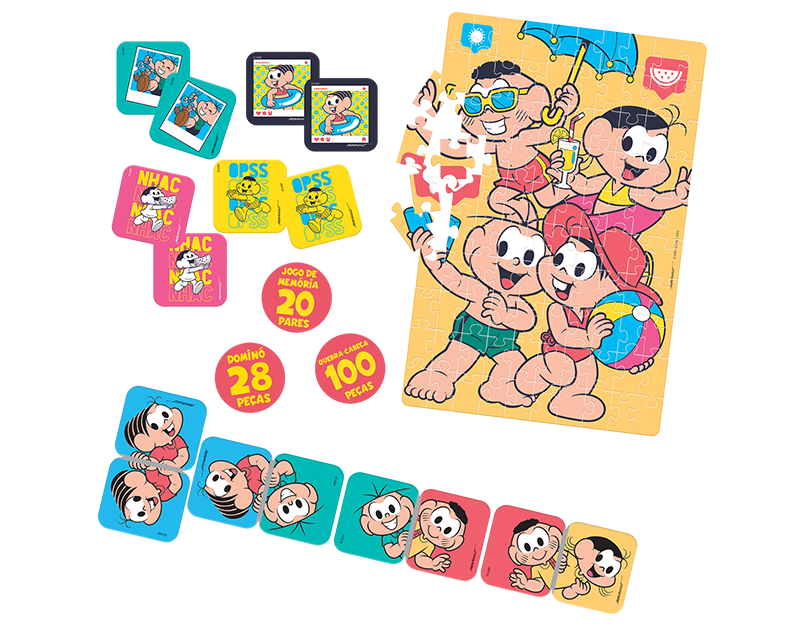 Kit 3 Jogos Princesas Disney Dominó QuebraCabeça e Bingo Toyster