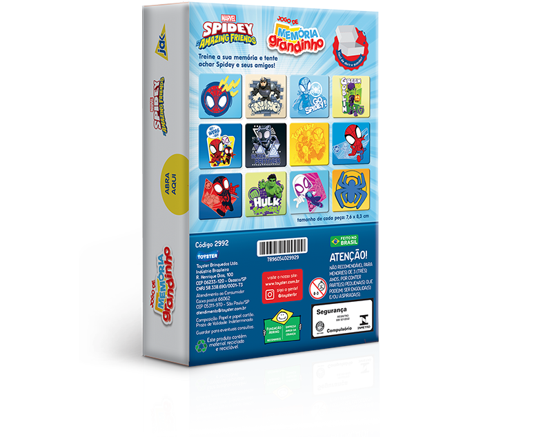 Jogo Educativo - Super Trilha - Disney Junior - Spidey - Toyster