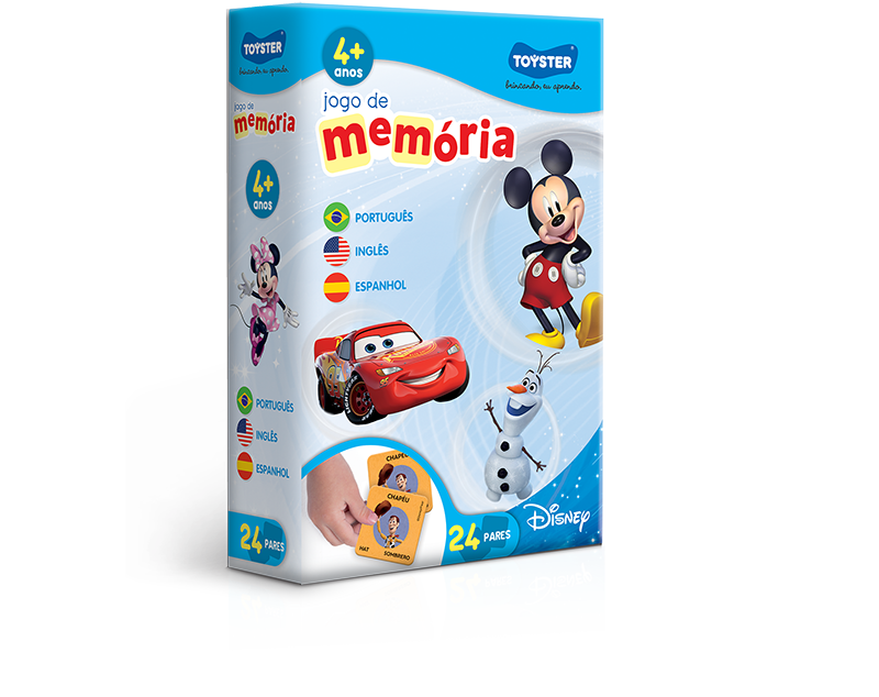 Jogo de Memória Inglês (6 anos ou +) - TOYS AQUI BRINQUEDOS EDUCATIVOS