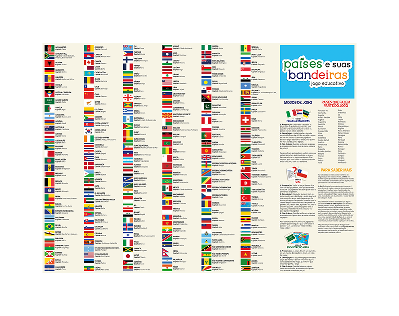 Países e suas Bandeiras - Toyster - Toyster