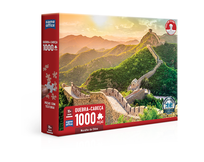 Quebra-Cabeça – 1000 Peças – Muralha da China – Toyster - RioMar Fortaleza  Online