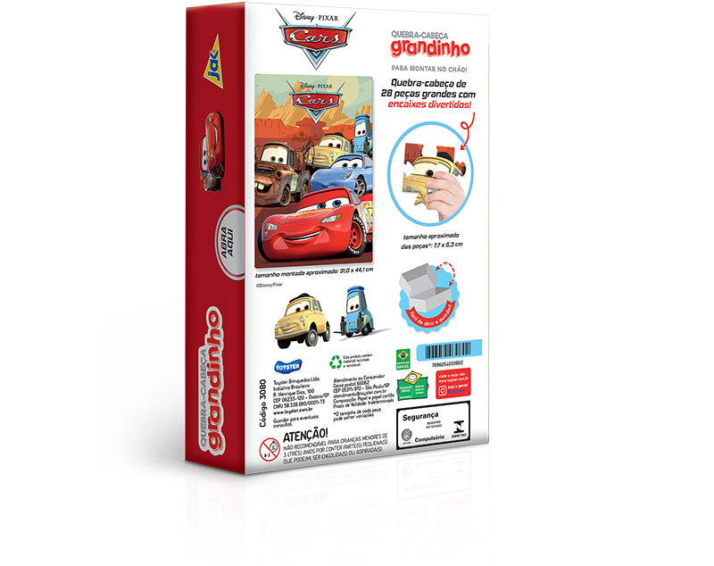 QUEBRA-CABEÇA 200 Peças Carros Toyster 2813 – Starhouse Mega Store