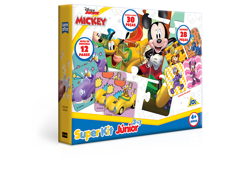 Princesas - Super Kit - 3 jogos em 1 - Toyster Brinquedos 