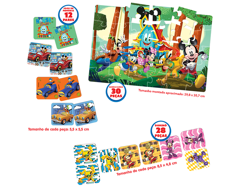 Princesas - Super Kit - 3 jogos em 1 - Toyster Brinquedos : :  Brinquedos e Jogos
