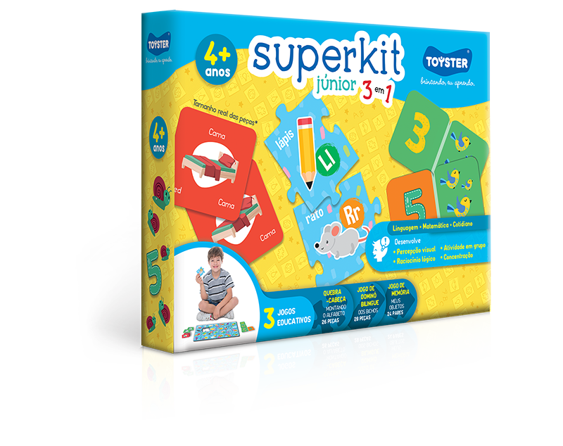 Princesas - Super Kit - 3 jogos em 1 - Toyster Brinquedos : :  Brinquedos e Jogos